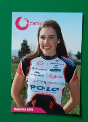 CYCLING cycling card DANIELA LEVI team BEPINK 2013
