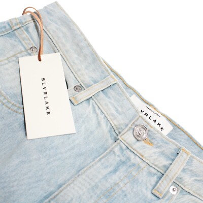 SLVRLAKE NWT Jeans Size 30 US Beatnik Skinny Leg Solid Light Blue Cotton Blend