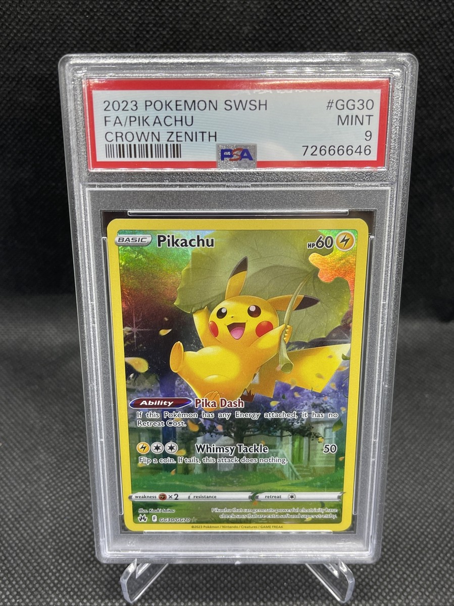 PSA 9 - Pikachu GG30/GG70 - Galarian Gallery Crown Zenith PSA 9 - Pikachu GG30/GG70 - Galarian Gallery Crown Zenith
