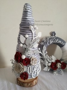 Decorazioni Natalizie Handmade.Decorazioni Natale Fatto A Mano Handmade Luci Unico Regalo Albero Addobbi 2019 Ebay