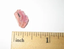 15mm RARE! BI-COLOR NATURAL PINK ORANGE IMPERIAL TOPAZ CRYSTAL POINT ~ 1.5g *A1