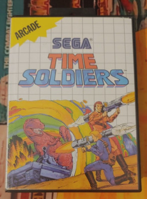 Time Soldiers (1988) Sega Master System (Modul, Manual, Box) working CIB 8-bit