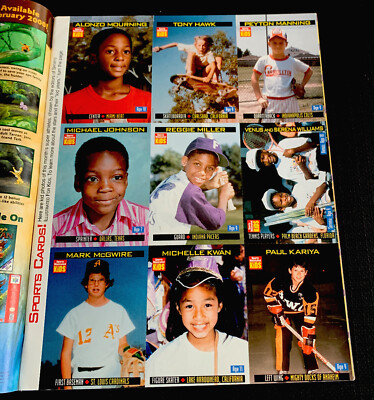 SERENA WILLIAMS VENUS ROOKIE RARE SI FOR KIDS 2000 CARD SHEET IN FULL MAG NM+