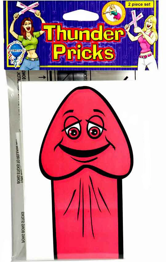 PIPEDREAM Bachelorette Party Supplies - Thunder Pricks (2 per bag)