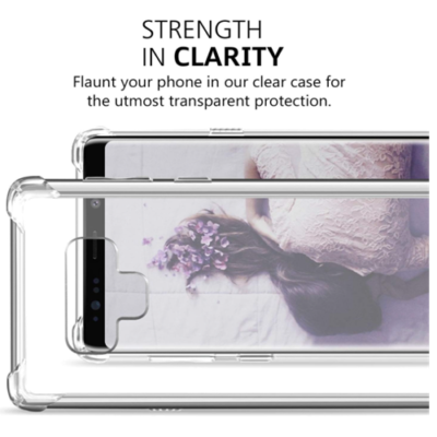 Custodia Trasparente + 2 Vetri Temperati Per Ulefone Note 9P - Cover In Silicone TPU E Pellicola 9H