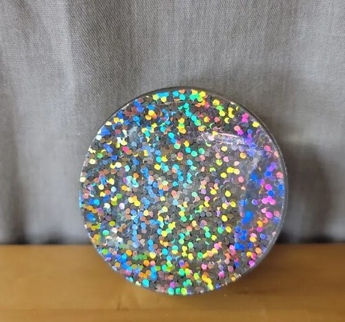 VINTAGE Holographic Sticker Pog Slammer NHL New York Rangers Plastic 1.5in Retro - Picture 3 of 6