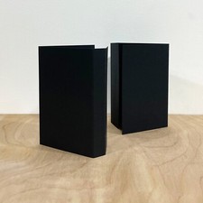 Cassette J-Cards - With Inner Panel - Black Paper - 25 - Music Packaging