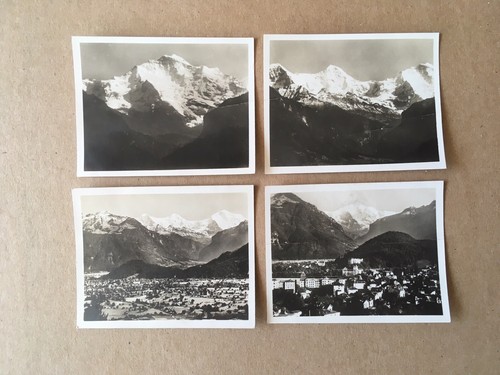 Vintage Interlaken (Schweiz) Fotokarten Lot 11 verschiedene, 2 3/4"x3 5/8" - Bild 2 von 7