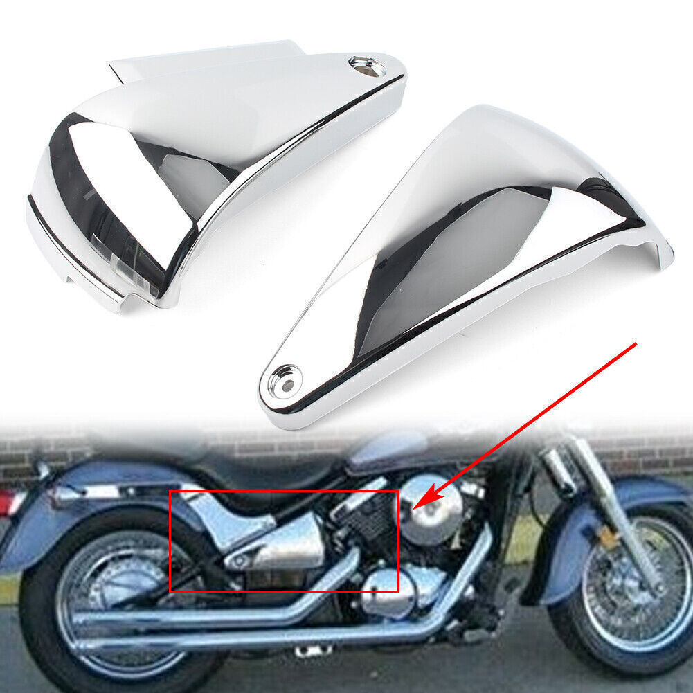 Chrome Battery Side Fairing Covers For Kawasaki Vulcan 800 VN800A