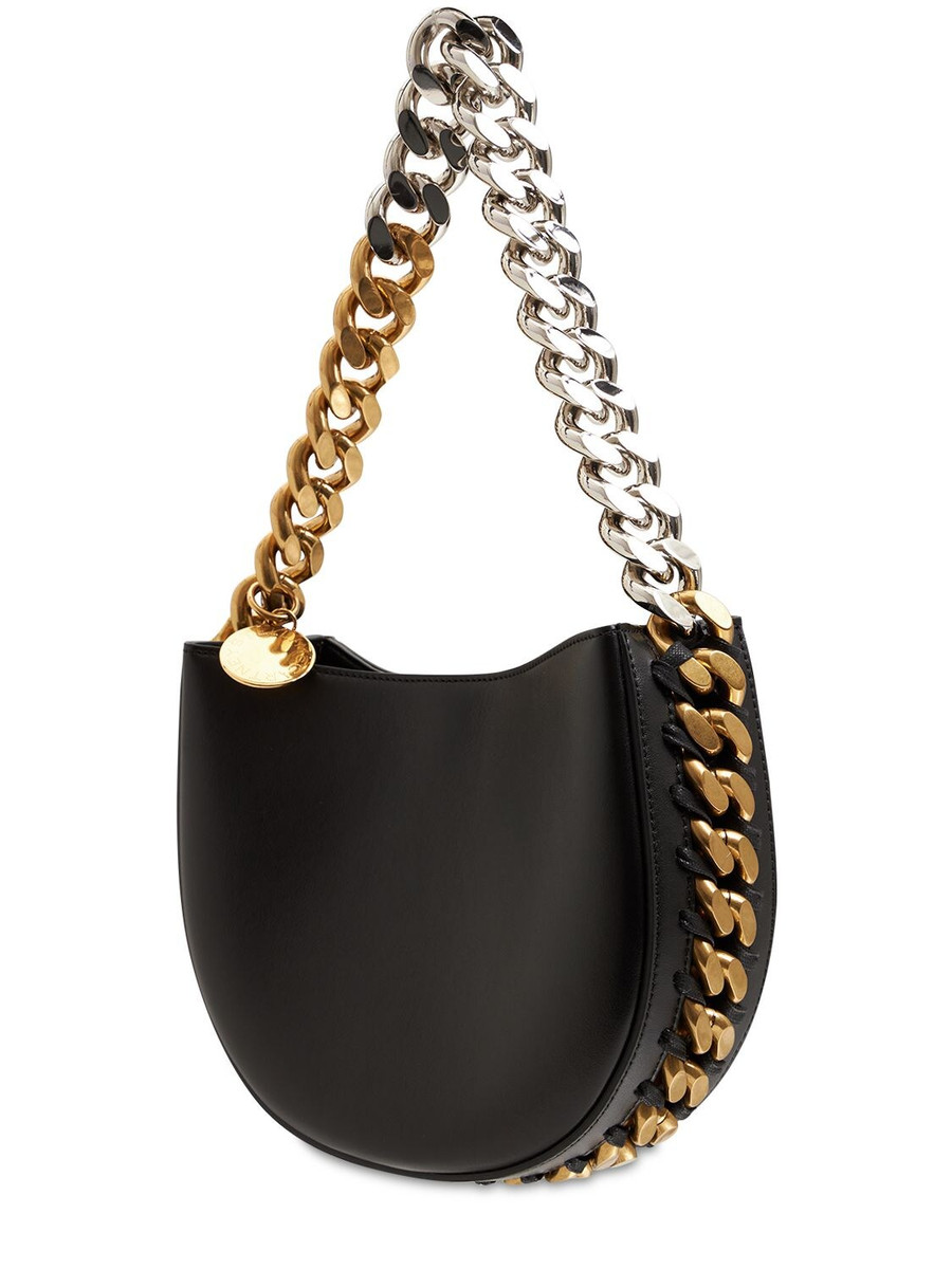Stella McCartney Frayme Two Tone Chain Shoulder Bag, style 