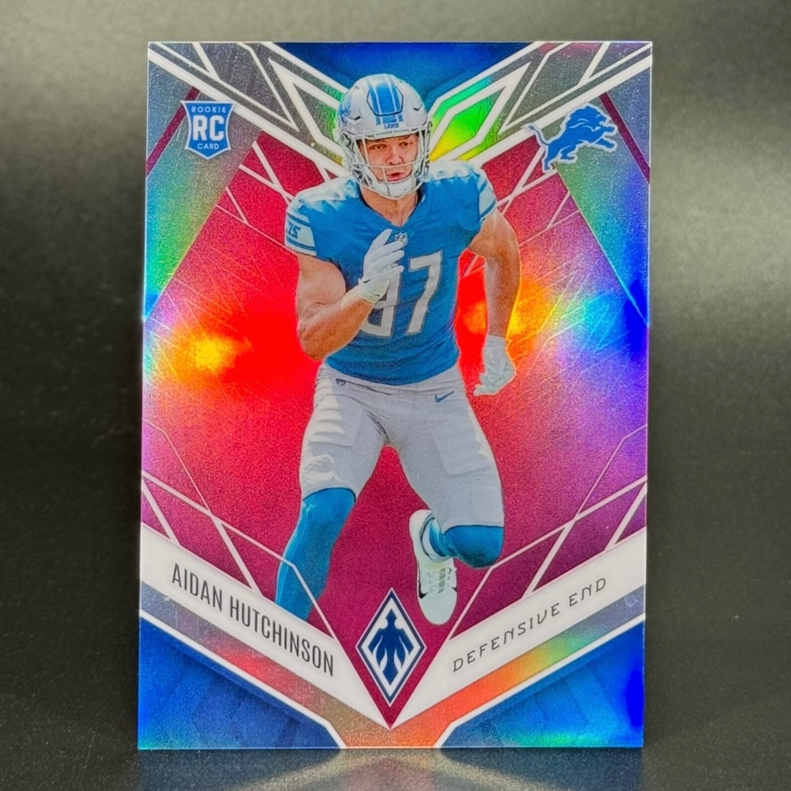 2022 Panini Phoenix Football #113 Aidan Hutchinson Rookie Pink /199 RC