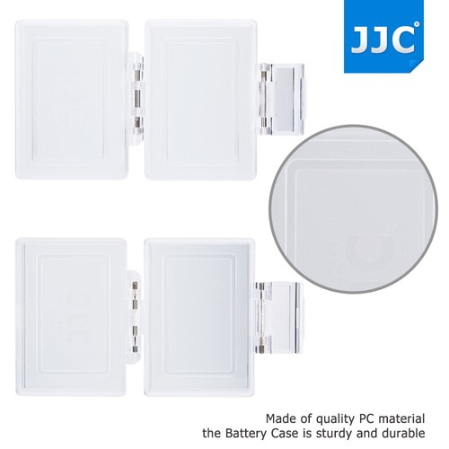 JJC 4PCS Water-Resistant Battery Case for Canon Nikon Sony Fujifilm DSLR Camera - Picture 6 of 12