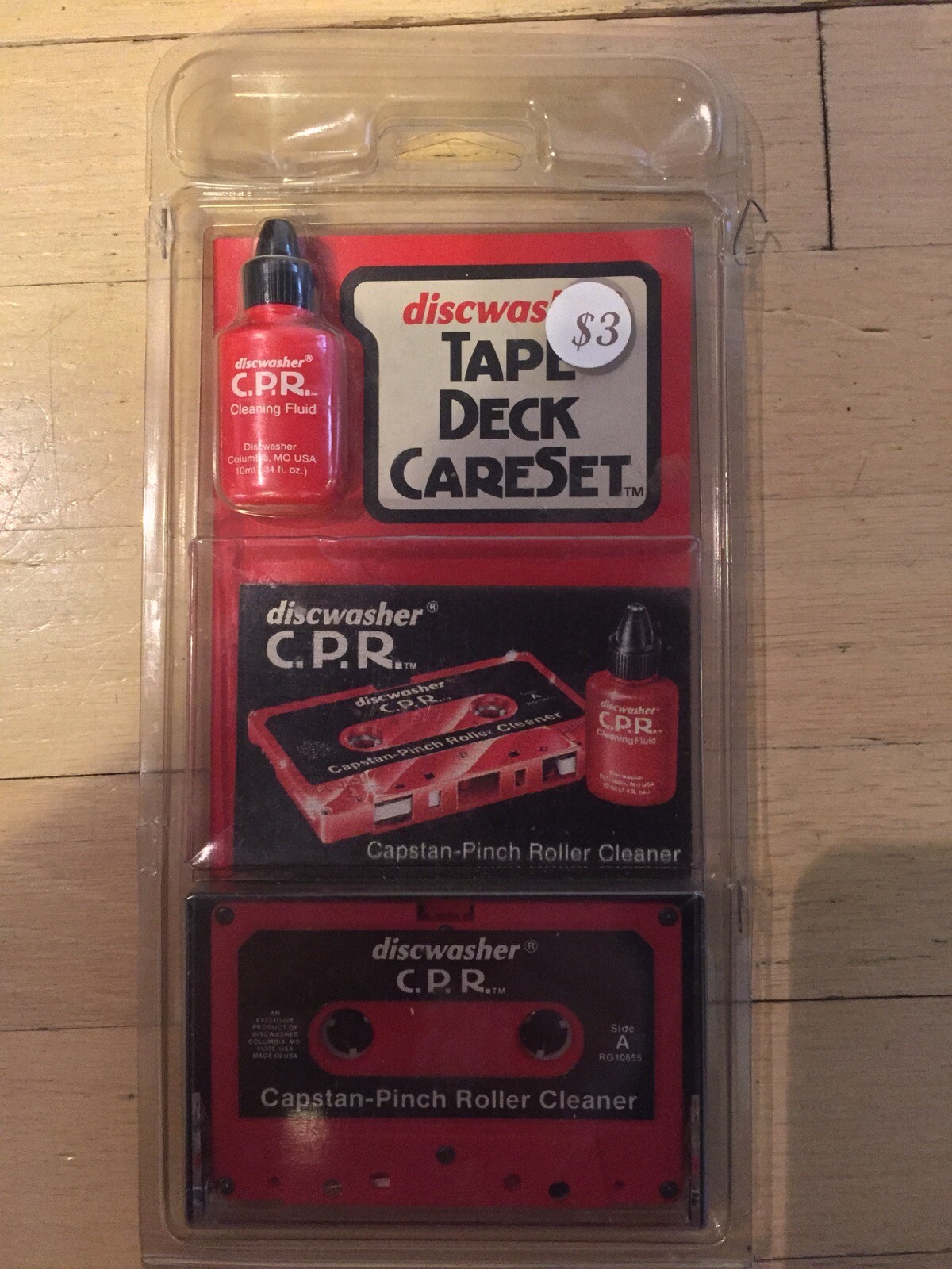 VINTAGE Discwasher Cassette Tape Deck Cleaner Kit Care Set Head/Roller C.P.R. eBay