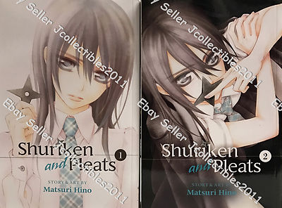 Shuriken and pleats  (Vol. 1 - 2)  English Manga Graphic Novels NEW