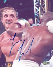 Logan Paul Signed Autographed 8x10 Photo Mayweather Boxer Boxing Beckett BAS COA