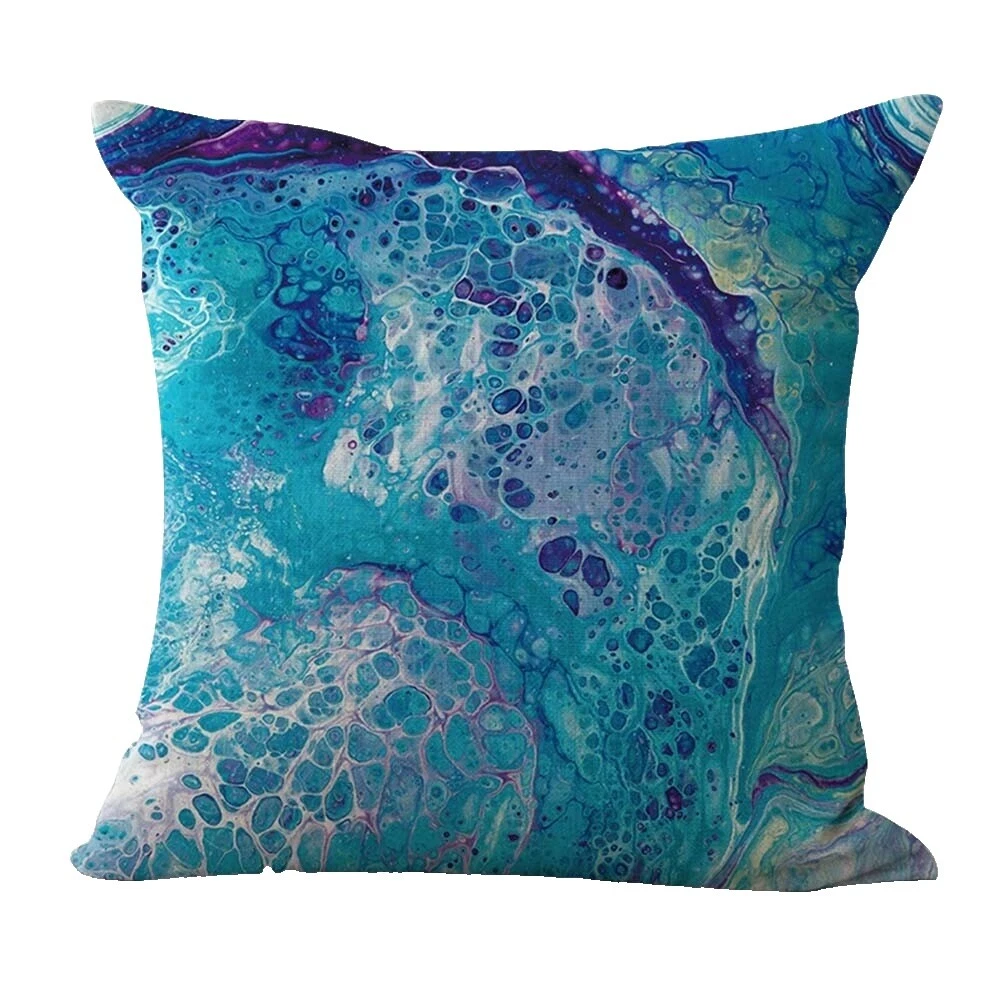 Abstract Linen Blend Home Décor Pillows