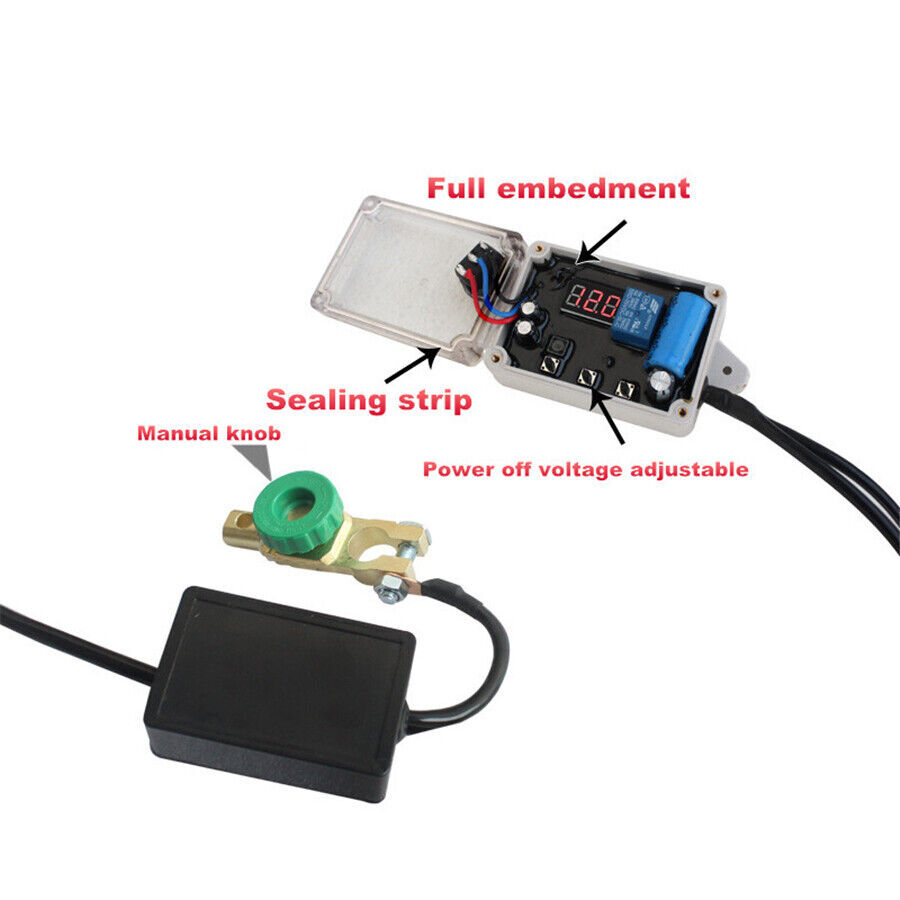 12V Antitheft Car Battery Power Supply Master Kill Switch Wireless w