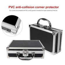 Portable Tool Box Aluminium Alloy Toolbox Storage Case Foam Filled Shockproof