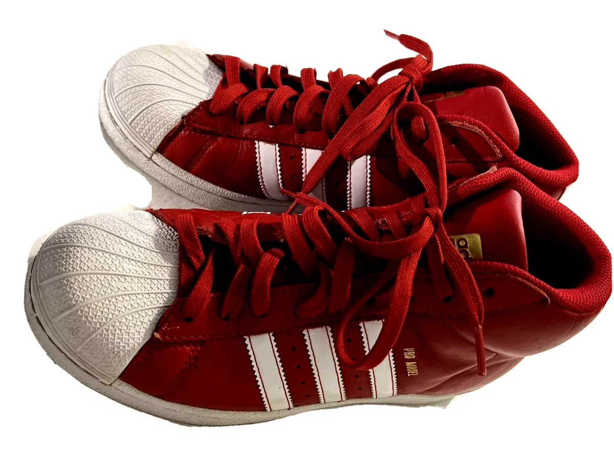 Adidas shell cheap toe red stripes
