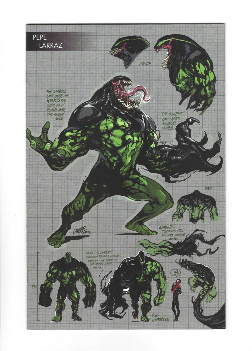 Absolute Carnage #3 1st Venomized Hulk, Larraz Design Variant
