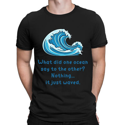 Lustiges Wortspiel Ozeanwelle Strand Po Meer Urlaub Geschenk Herren Damen T-Shirts Oberteil #NED