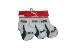 Puma Baby Socks 6 Pair Baby Boys Socks Ankle 0-12 Months NWT
