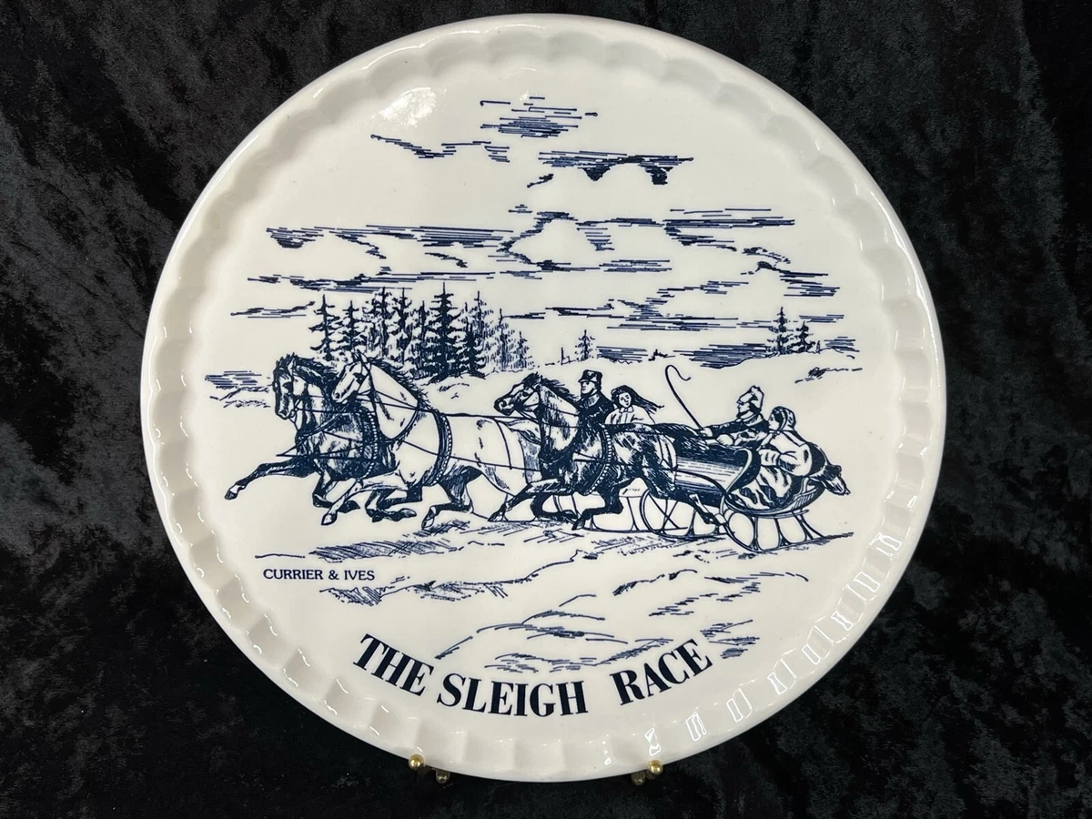 Royal china currier and ives top