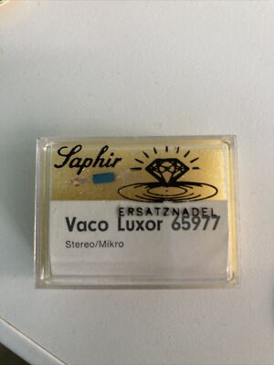 Plattenspielernadel Vaco Luxor 65977, Saphir Ersatznadel / NOS