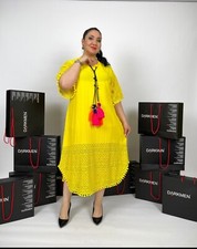 SALE! New Designer Madam LUCKY Cotton SUMMER DRESS  Plus SZ US14/18 One Size