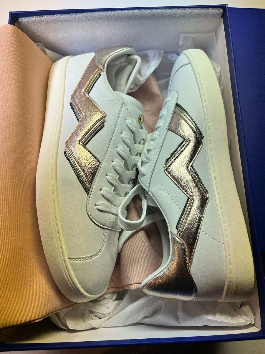 Stuart Weitzman DARYL II SNEAKER ACTION LEATHER METALLIC Stuart Weitzman DARYL II SNEAKER ACTION LEATHER METALLIC