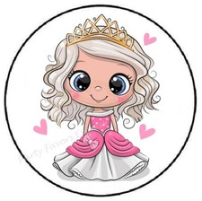 ADORABLE PRINCESS ENVELOPE SEALS LABELS STICKERS PARTY FAVORS