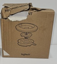 Logitech Rally Mic Pod Mount (White) Desk Table Or Ceiling See Pics And Descript