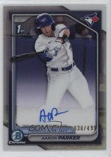 2024 Bowman Draft Chrome Prospect Refractor /499 Aaron Parker #CPA-AP Auto 19n6