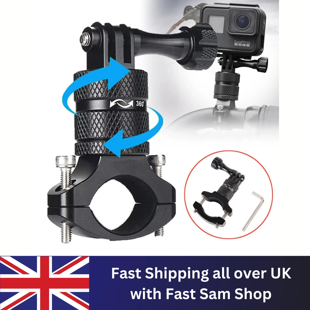 Supporto Per Manubrio Bici Con Attacco A Morsetto Per GoPro E Action Cam