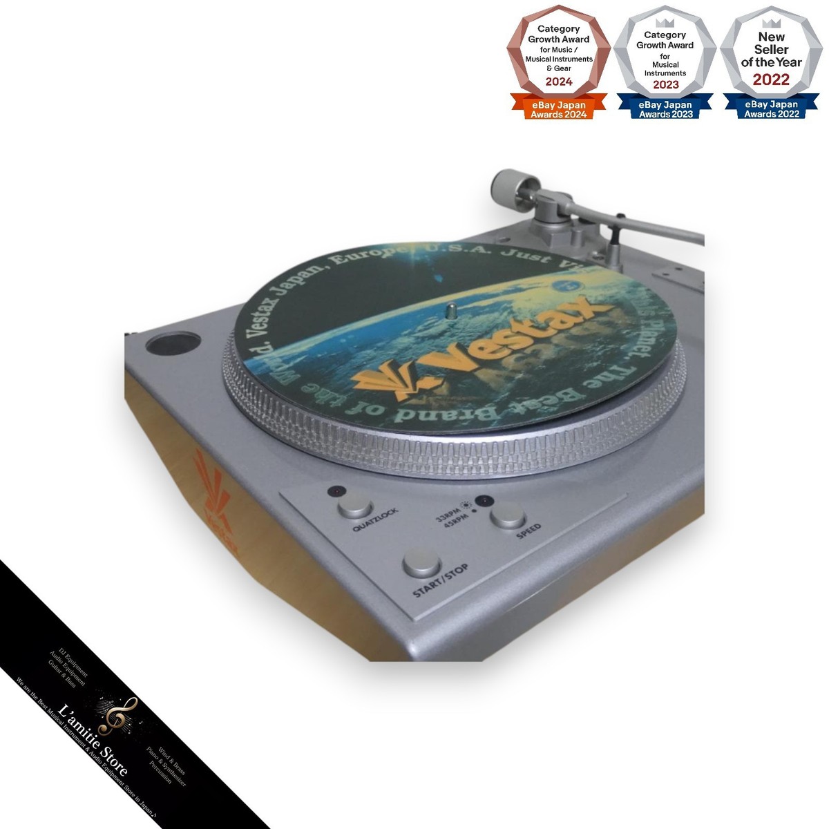 Vestax PDX-a1 DJ Turntable Direct Drive Analog Record Player