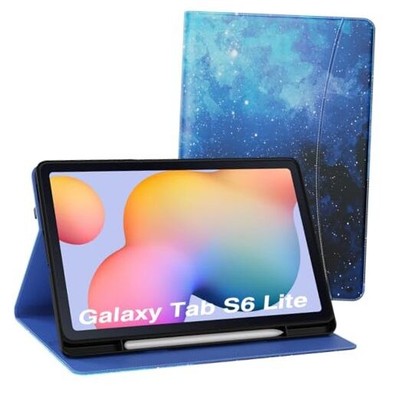  for Samsung Galaxy Tab S6 Lite 10.4 Inch 2024/2022/2020 Case Blue Starry Sky