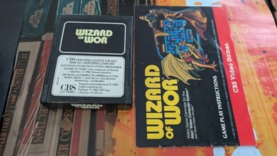Wizard of Wor (CBS 1982) (Modul & Manual) works Classic-game ATARI 2600 8-bit