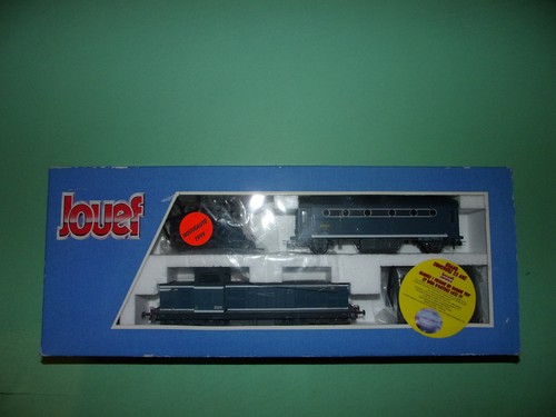 JOUEF locomotive diesel BB66000 bleu/blanc + FOURGON 501000 NEUF et RARE (n°3) | Zustand: Neuf