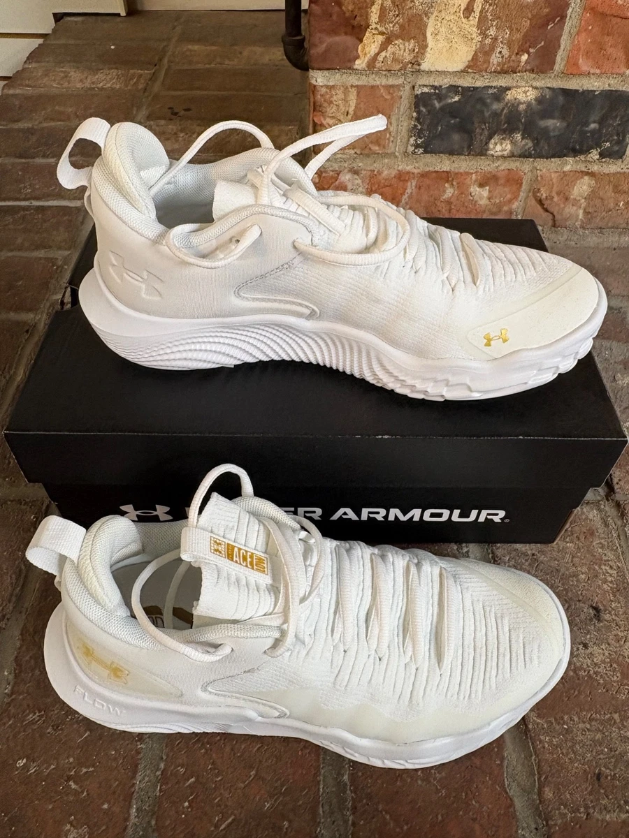 Under Armour Flow Ace White Metallic Gold W for sale | eBay