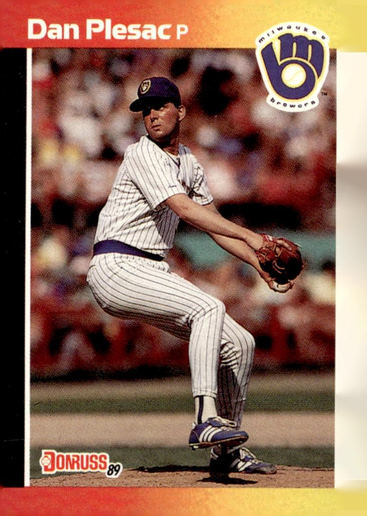 1989 Donruss #382d Dan Plesac