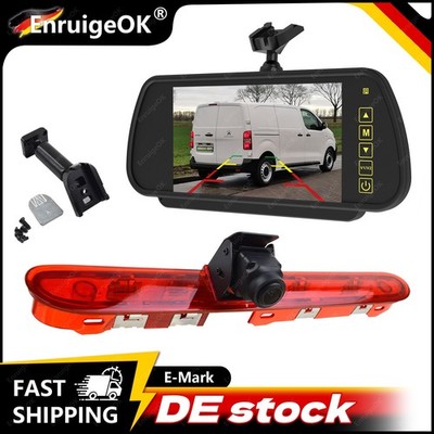 Für Peugeot Expert Citroen Dispatch /Opel Vivaro [C] Rückfahrkamera +7'' Monitor
