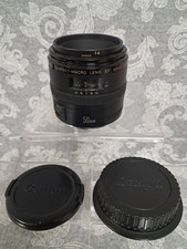 Canon EF Compact Macro 50mm F2.5 Autofocus Prime Lens - V.G.C - NO FUNGUS 