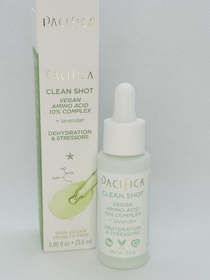 Pacifica CLEAN SHOT Vegan Amino Acid 10% Complex + Lavender New In Box!