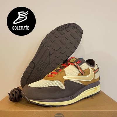 Nike Air Max 1 Travis Scott Cactus Jack Baroque Brown Fast Ship Size 12 Used