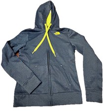 The North Face Women's Long Sleeve Full Zip Up Hoodie Jacket Blue Size XS XSmall