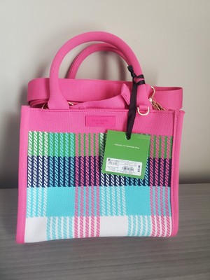 トートバッグ kate spade x Target Plaid Knit Crossbody Bag Kate Spade x Target Plaid Knit Body Bag | eBay
