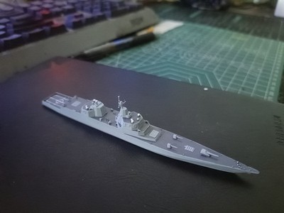 1:1250 Scale USS Trump Battleship Static Warship Model Finished Display Model