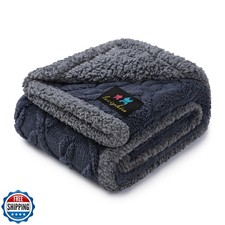 Luciphia Waterproof Pet Blanket, Liquid Pee Proof Dog Blankets for Sofa Bed C...