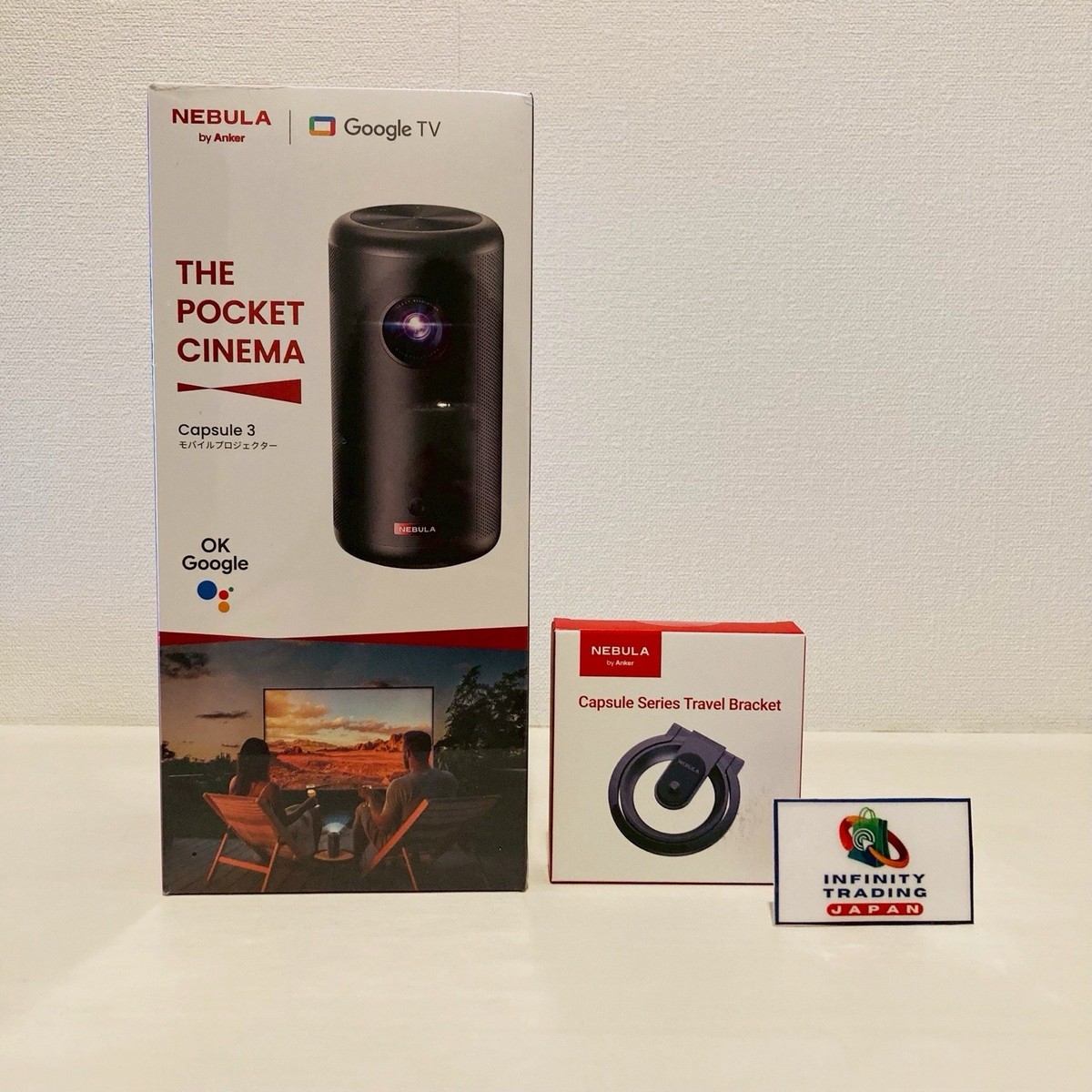 Anker NEBULA Capsule 3 Projector + Capsule Series Travel
