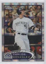 2012 Topps Chrome X-Fractor Carlos Gonzalez #85 0j6